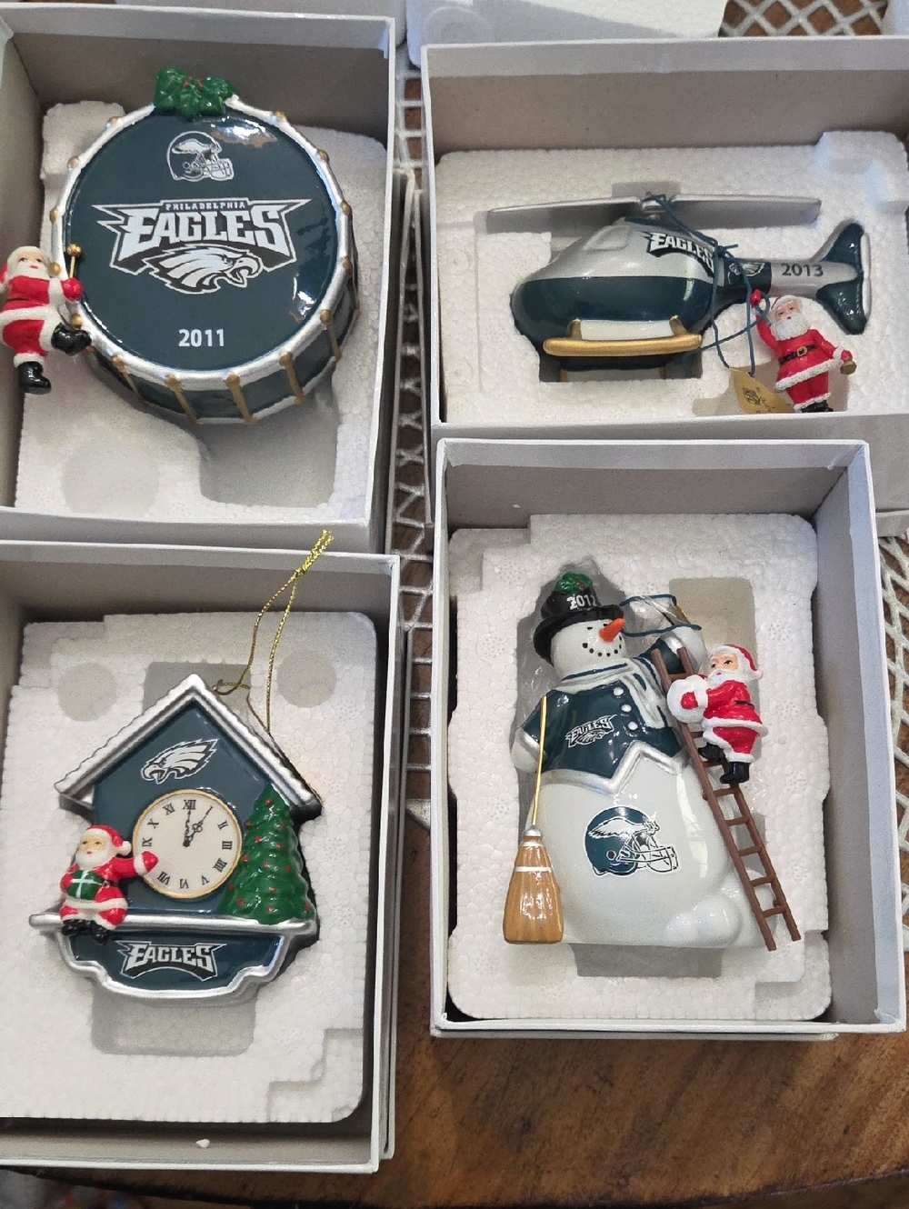 Philadelphia Eagle Ornaments